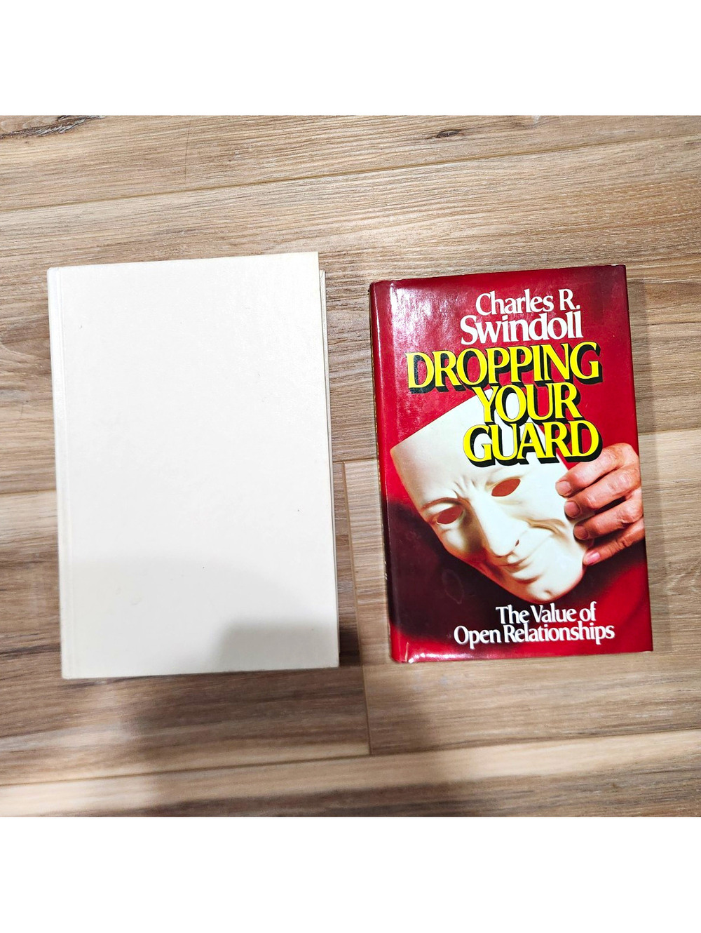 2 Charles Swindoll Books - Dropping Your Guard 1983 & Seasons Of Life 1983
